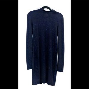 Navy Glitter Dress